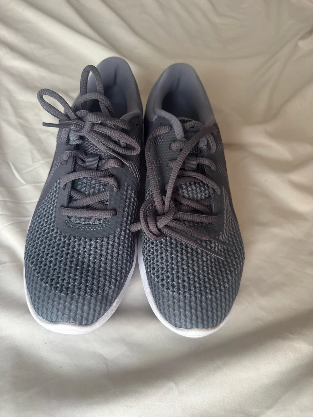Nike Dark Gray Athletic Trainers with White Sole